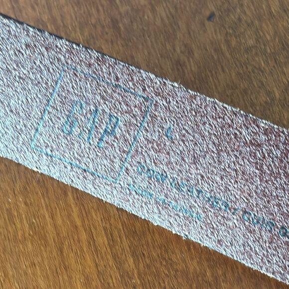 Gap Double O Ring Leather & Brass Belt - L - Picture 5 of 7